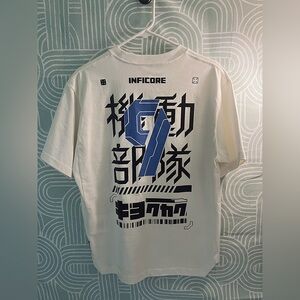 Inficore Techwear Graphic T-Shirt – Japanese Streetwear – Size M